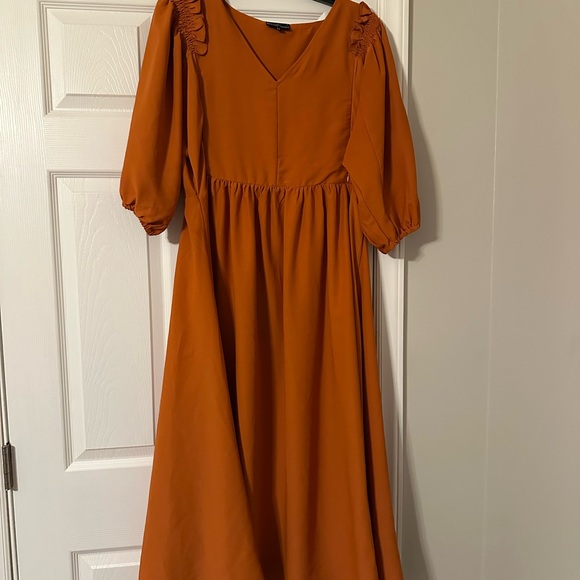 Nursing Queen Dresses & Skirts - Nursing Queen Terracotta Midi Dress